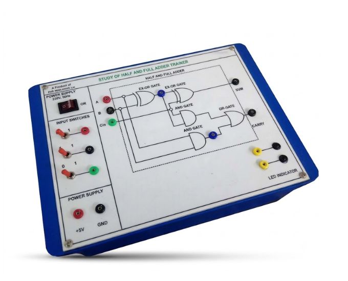 Half and Full Adder Using TTL Gates Trainer - Product Image