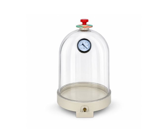 Acrylic Bell in Bell Jar with Air Pump