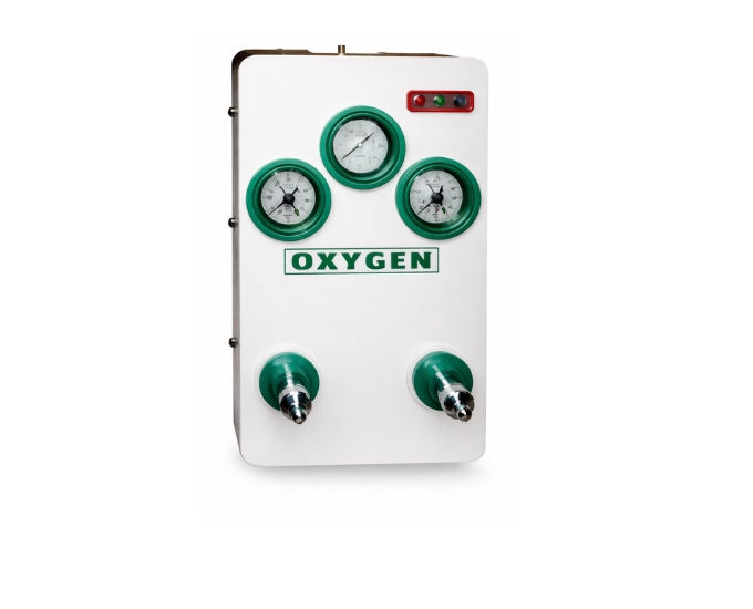 Medical Gas Control Panel with Automatic Changeover System and Pressure Monitoring - Product Image