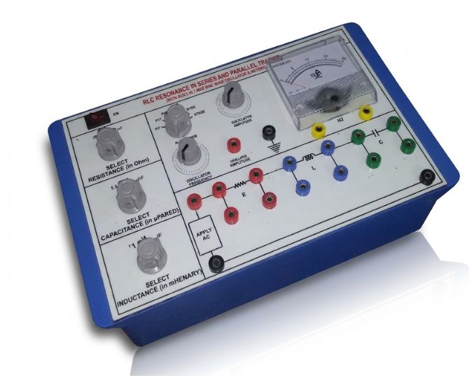 RLC Resonance Trainer (Analog Meters) with 0–100kHz Sine Wave Oscillator - Product Image