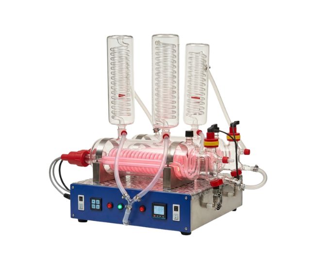 Borosilicate Glass Horizontal Distillation Apparatus
