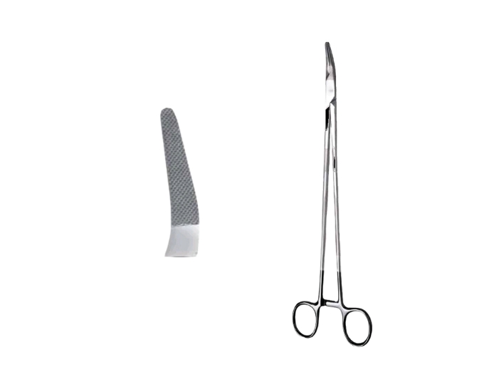 Finochietto Angled Tip Needle Holder with Tungsten Carbide Jaws - Product Image