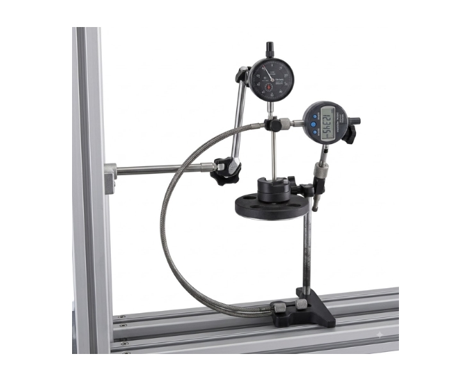 Deflection of Curved Bars and Davits Apparatus