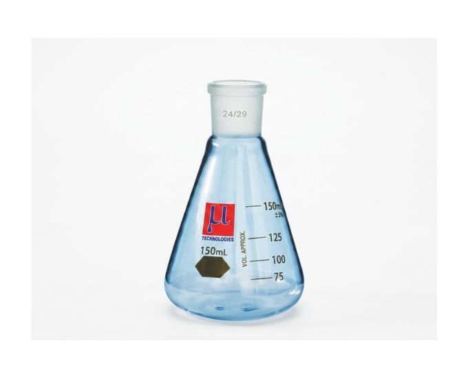 Quartz Conical Flask Jointed - Product Image