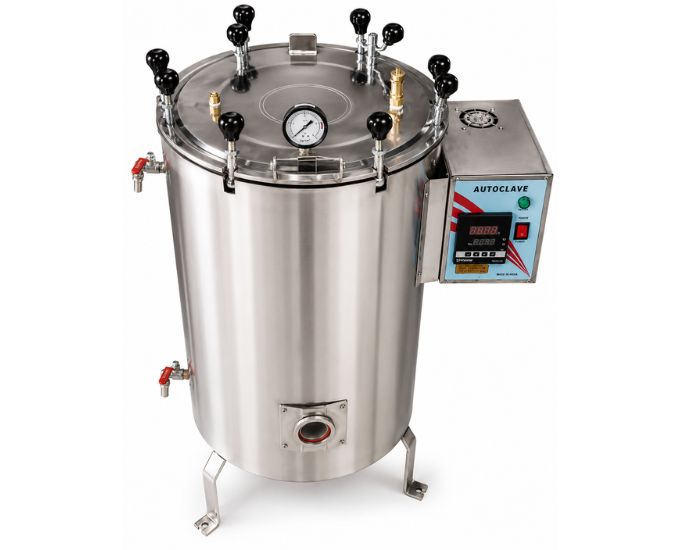 Stainless Steel Vertical Autoclave (Wing Nut Type) (MT-184 Series)