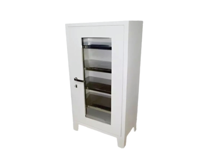 Laboratory Instrument Cabinet with Glass Door and Shelves