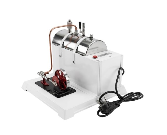 Horizontal Steam Engine with Electric Heater
