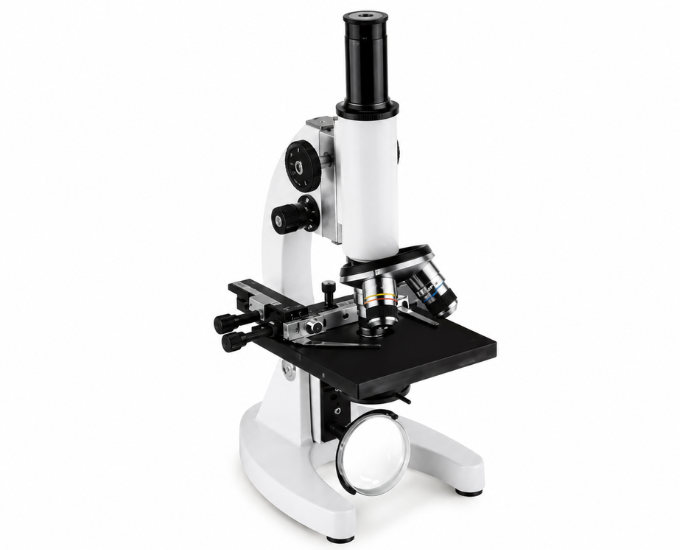 Student Monocular Biological Microscope with LED Illumination - Product Image