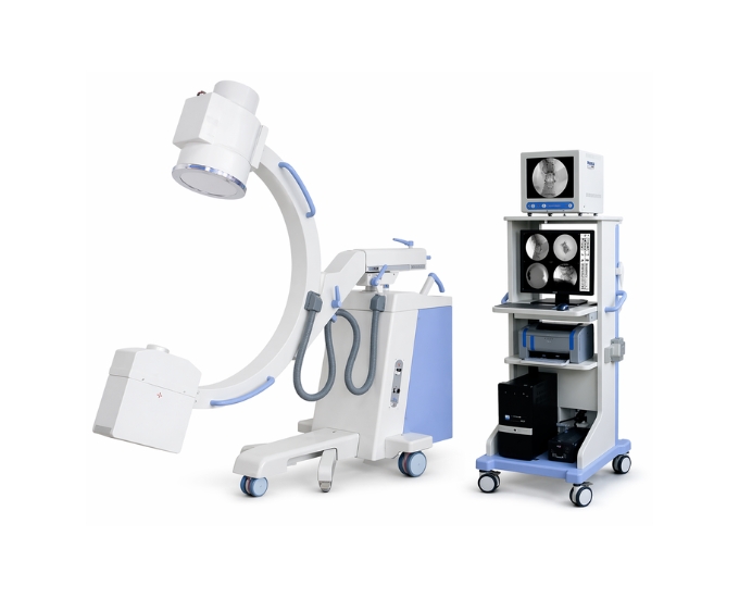 High Frequency C-Arm Radiography System with Dual Monitor & Advanced Fluoroscopy - Product Image