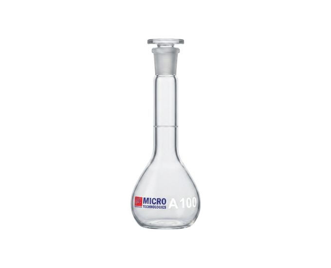High-Precision USP Class A Volumetric Flask with PP Stopper - Product Image