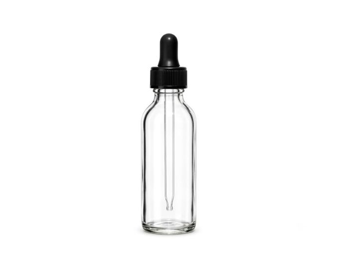 Dropping Bottles Neutral Hard Glass with Screw Cap & Rubber Teat