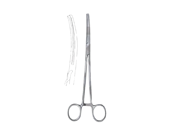 Maingot Hysterectomy Clamps Stainless Steel Straight and Curved
