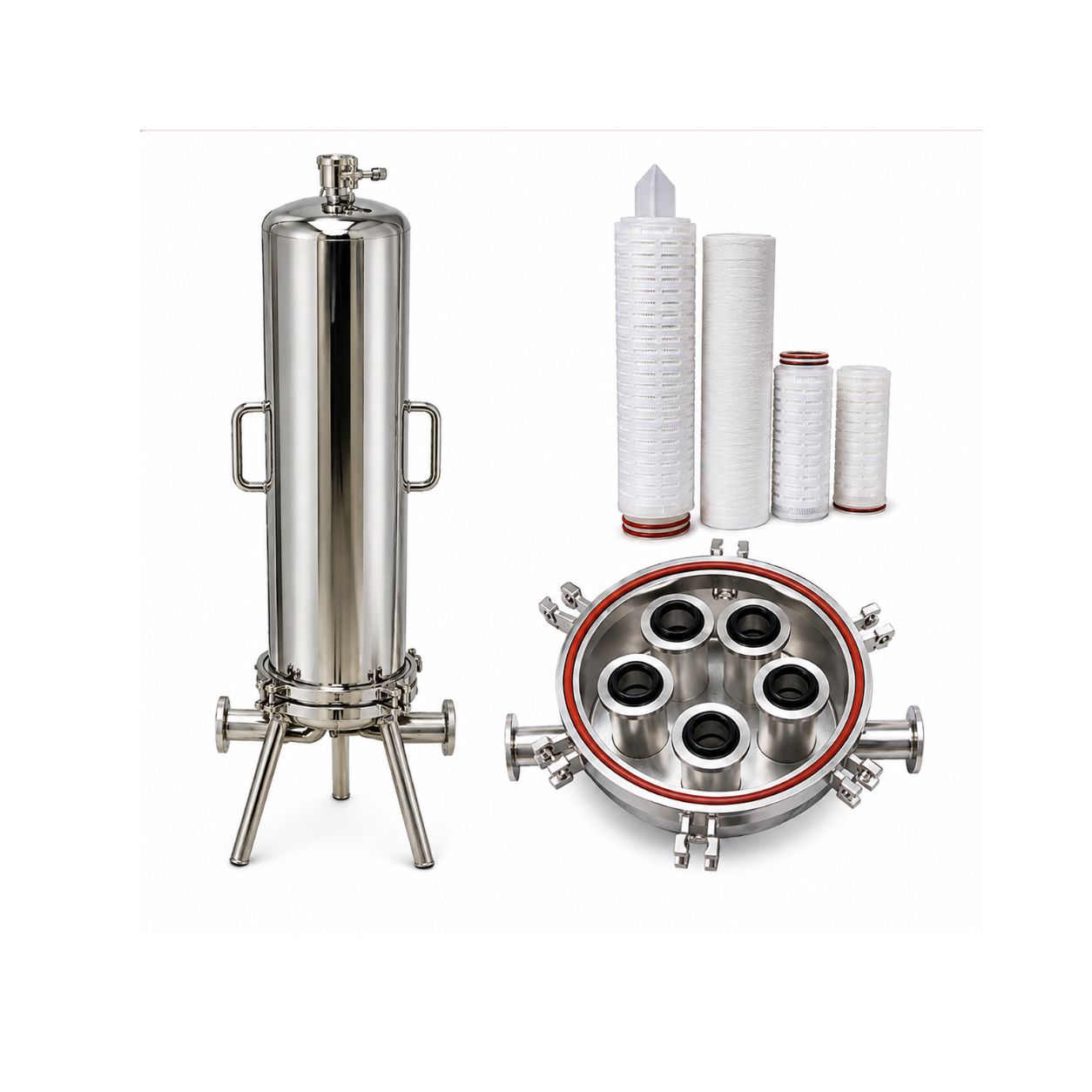 Multi Cartridge Filter Housing