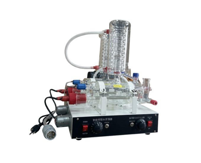 Double Stage Distillation Apparatus for Lab Use
