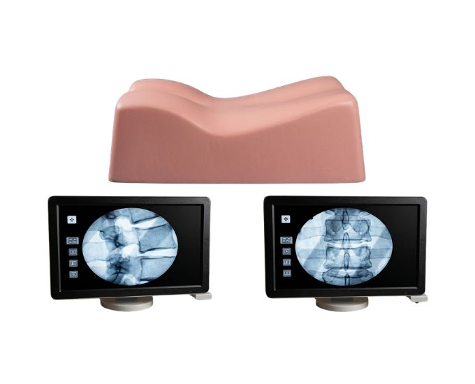 Lumbar Fluoroscopy Spine Surgery Simulator for C-Arm Guided Injection Training - Product Image