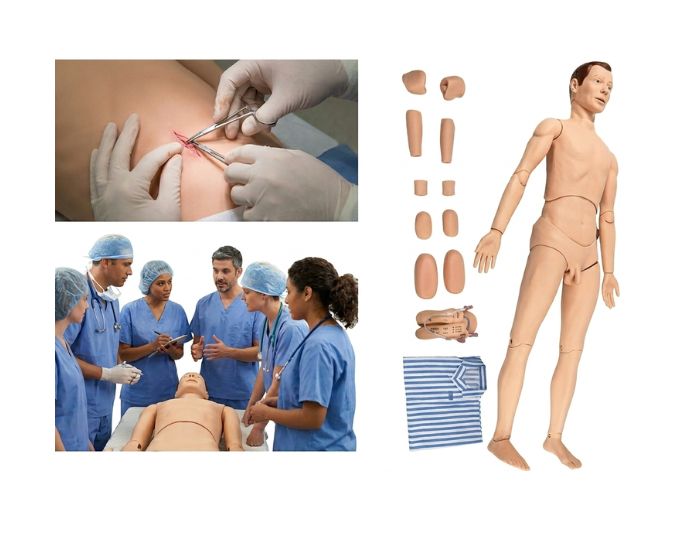 Basic Combination Nursing Manikin Unisex for Clinical and Emergency Training - Product Image