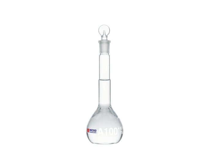 High-Precision Class A Volumetric Flask with Glass Stopper