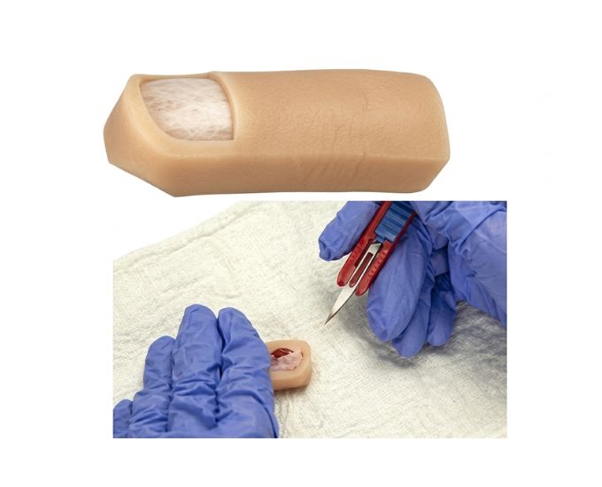 Subungual Hematoma Drain Training Finger Model for Nail Decompression Practice - Product Image