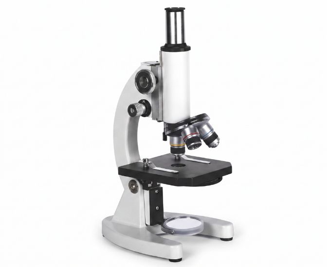 Educational Monocular Microscope with Multi-Magnification