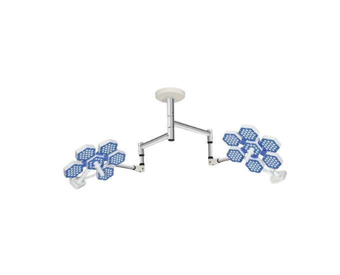 LED Operation Theater Lights Dual Dome Variable Intensity Surgical Lighting