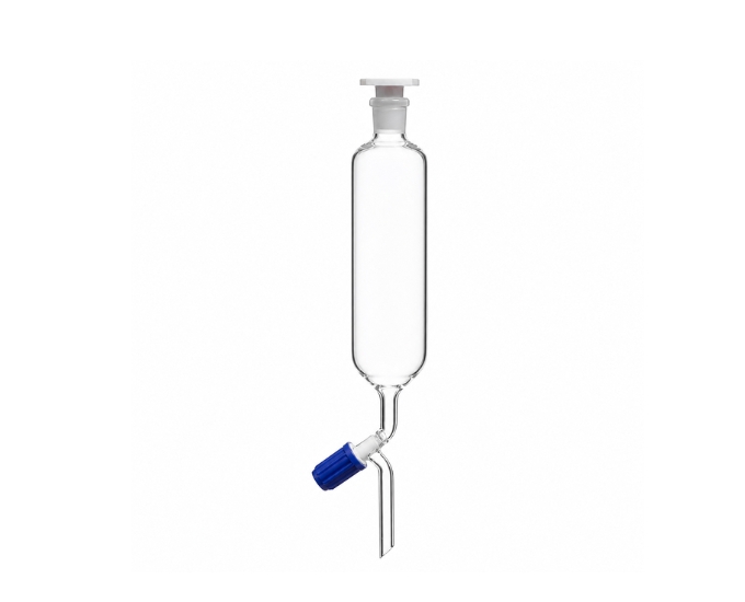 Dropping Funnel Cylindrical with PTFE Needle Valve