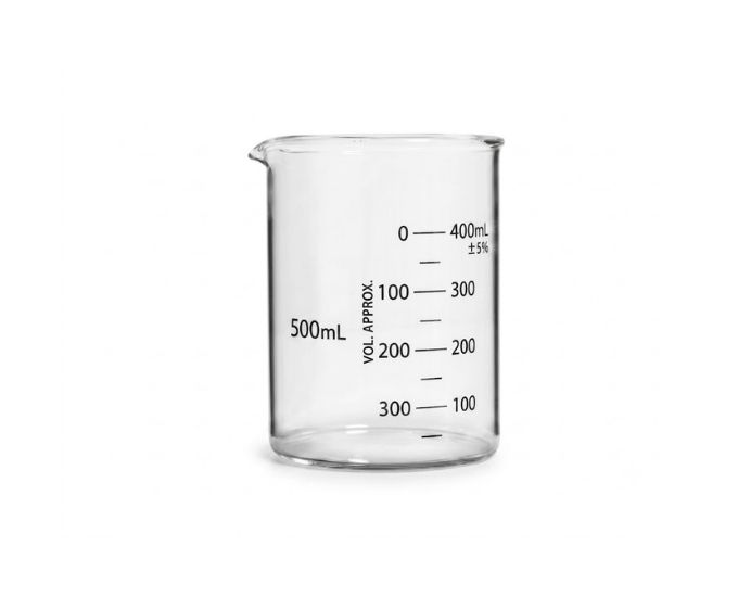 Low Form Beaker with Graduation for Laboratory Use