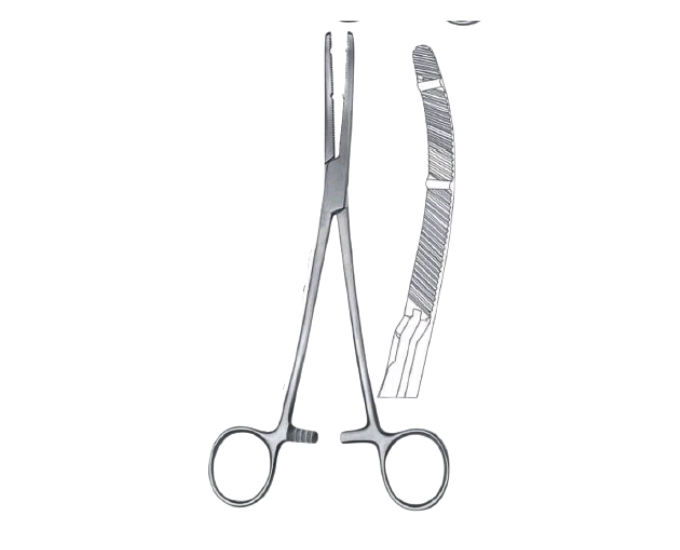 Heaney Hysterectomy Clamps Single and Double Tooth Straight and Curved - Product Image 2