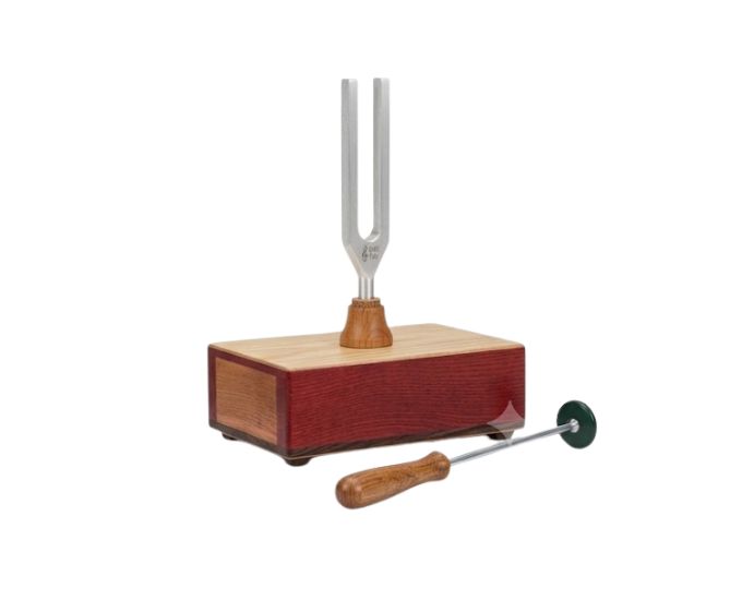 Tuning Fork on Resonance Box with Hammer - Product Image 3