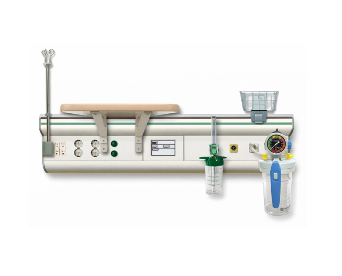 Bed Head Panel for Hospital with Integrated Medical Gas and Electrical System - Product Image 2