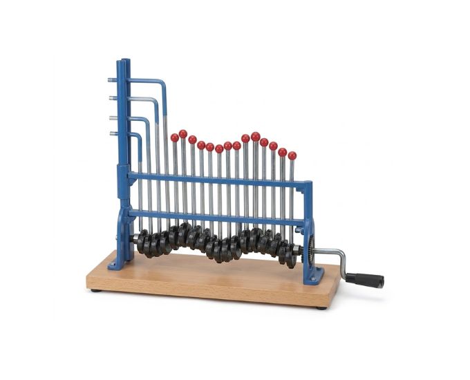 18 Pulley Longitudinal & Transverse Wave Motion Apparatus – Metal