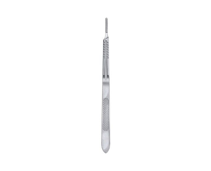 Long Surgical Scalpel Handle No. 4L for Deep Dissection Procedures