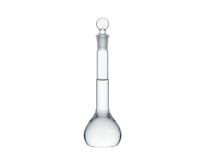 High-Precision Class A Volumetric Flask with Glass Stopper for Laboratory Use