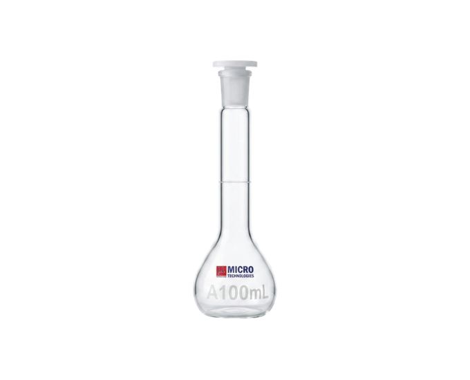 Wide Mouth Class A Volumetric Flask with PP Stopper