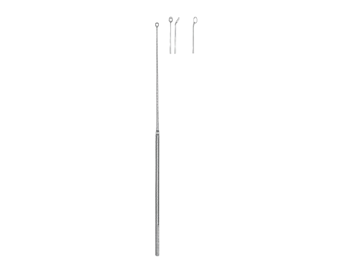 Ray Curette 18 cm Surgical Instrument with Multi-Angle Tips - Product Image
