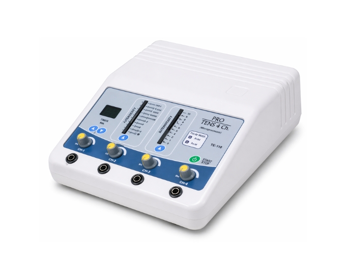 4 Channel Digital TENS Unit with Auto Modes for Advanced Pain Relief Therapy - Product Image
