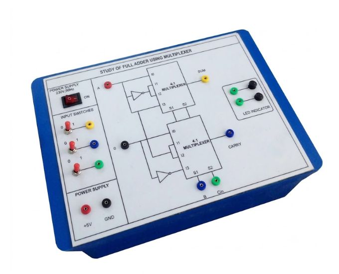 Full Adder Using Multiplexer IC Trainer - Product Image