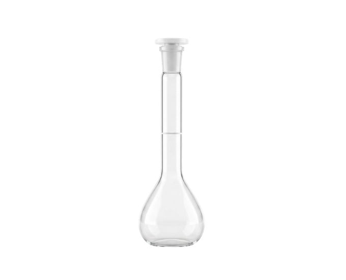High-Precision USP Class A Volumetric Flask with PP Stopper for Laboratory Use