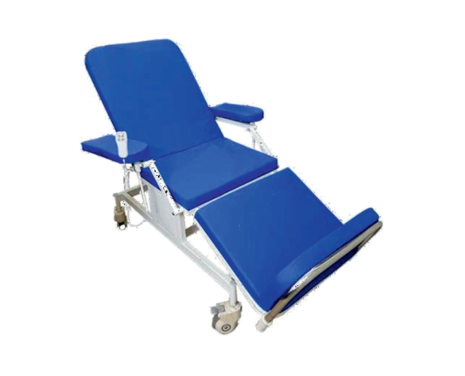 Blood Transfusion Chair with Adjustable Backrest and Knee Support