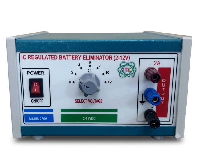 IC Regulated Battery Eliminator (2–12V DC)