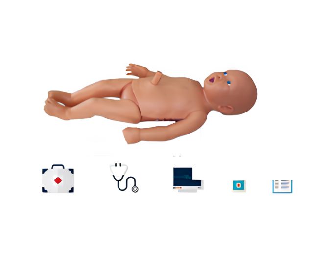 Neonatal ACLS Emergency Training Manikin (Wired) - Product Image