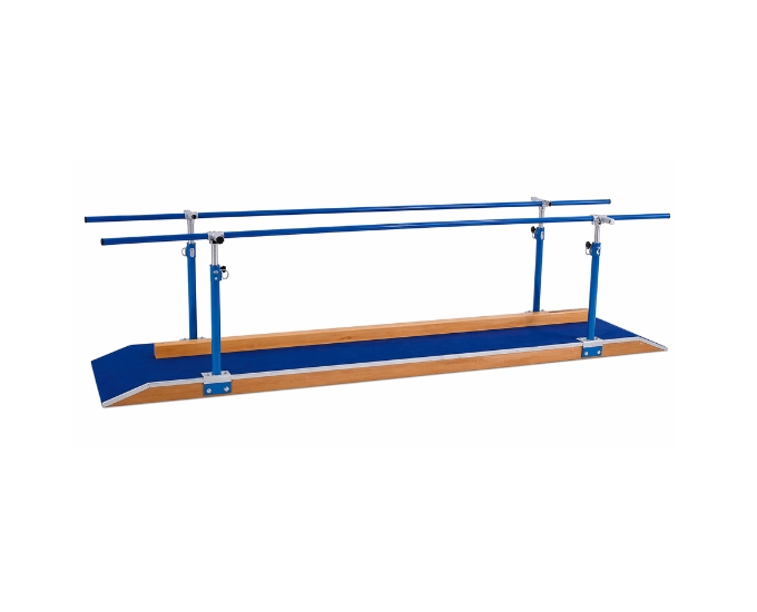 Adjustable Parallel Bar for Physiotherapy & Rehabilitation Training with Non-Slip Platform