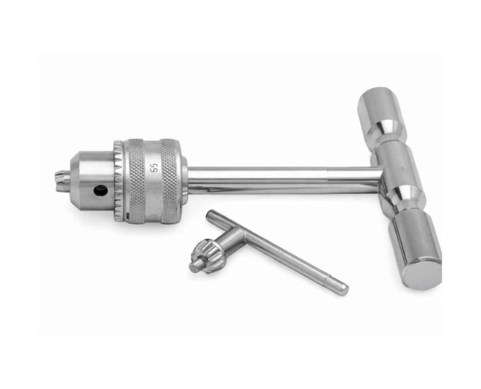Steinmann Pin Introducer T Handle with Jacobs Chuck Multi Size