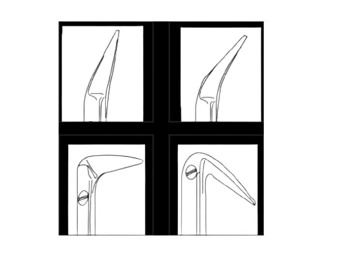 Potts Spring Action Angled Scissors with Tungsten Carbide Jaws for Vascular Surgery - Product Image 2