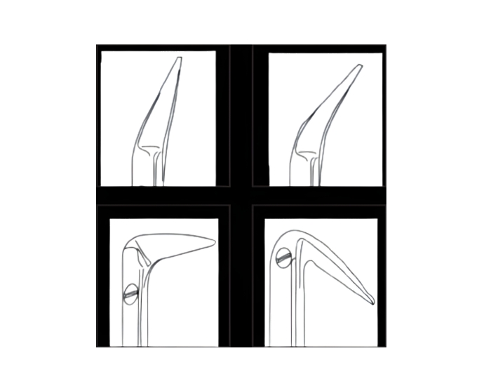 Dietrich Potts Angled Surgical Scissors with Tungsten Carbide Jaws - Product Image 2