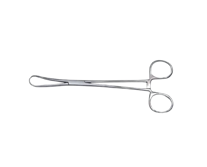 Curved Tip Tenaculum Forceps Gynecological Instrument - Product Image