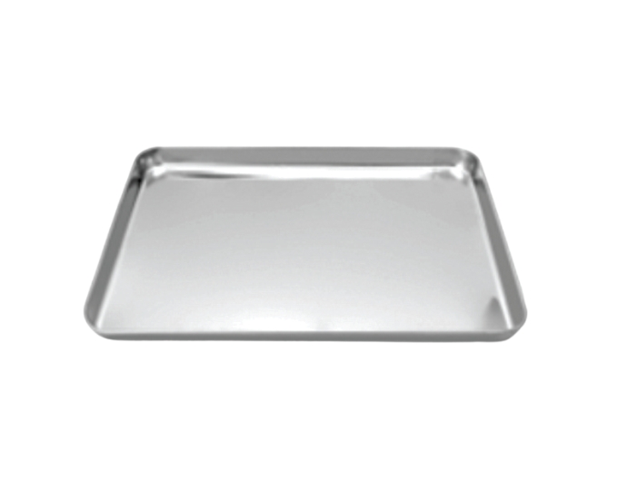 Stainless Steel Shallow Tray for Medical and Laboratory Use