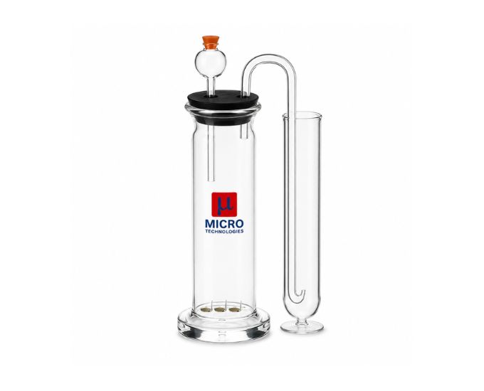Demonstration Respiroscope with Borosilicate Glass Bottle