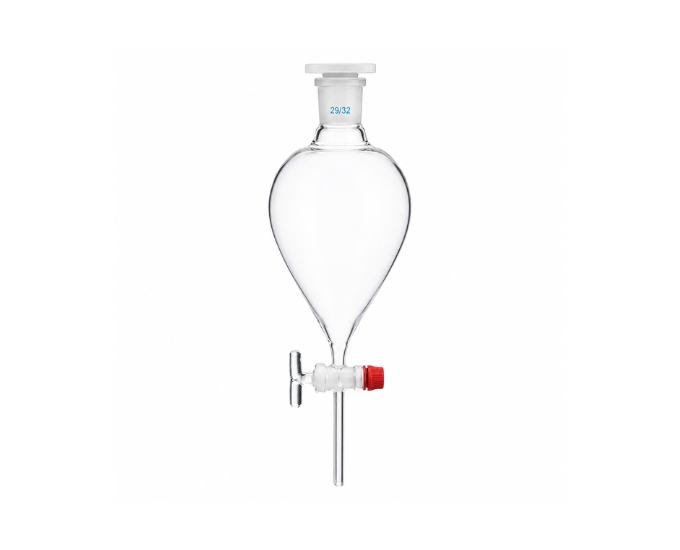 Separating Funnel with Glass Stopcock Pear Shape