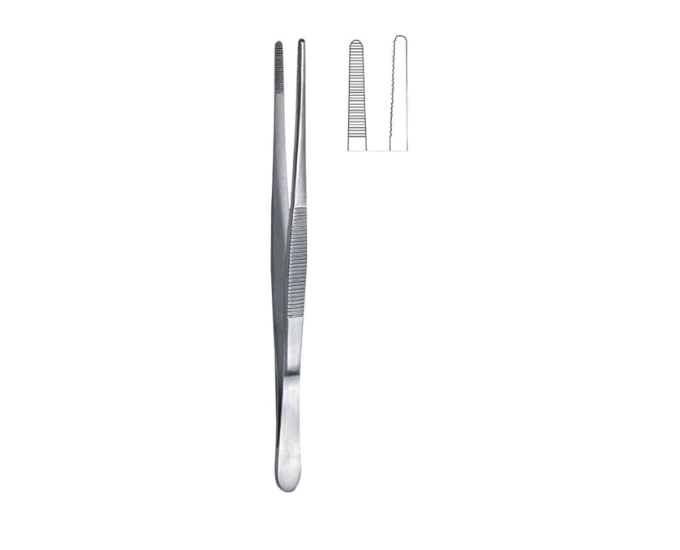 Plain Dissecting Forceps for Precision Laboratory and Surgical Use - Product Image