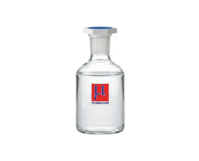 Quartz Reagent Bottle Narrow Neck with Stopper - Product Image